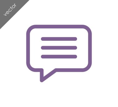 Metin balonu simgesinin