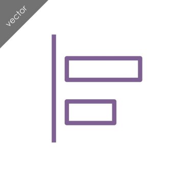 Yatay hizalama nesnelerin sol