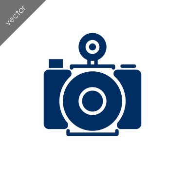 Kamera simgesi düz işareti