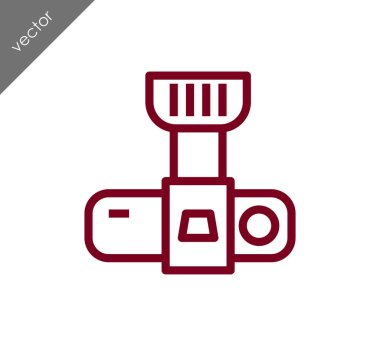 Kamera simgesi düz işareti