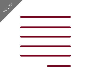 Yazı tipi simgesi Hizala