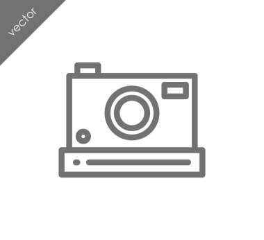 Kamera simgesi düz işareti