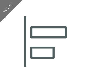 Yatay hizalama nesnelerin sol