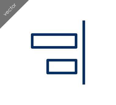 Yatay hizalama nesneleri sağ