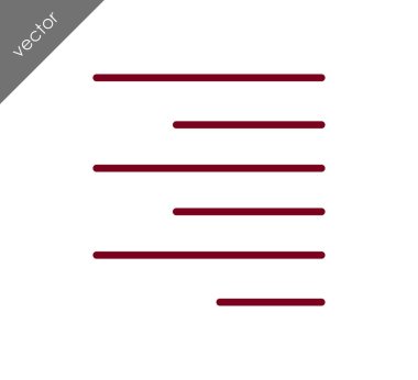 Yazı tipi simgesi Hizala