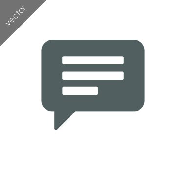 Metin balonu simgesinin