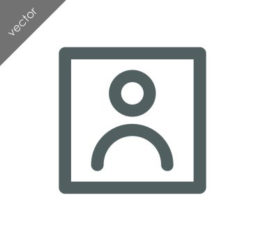 Avatar simge illüstrasyon 