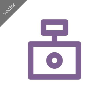 Kamera simgesi düz işareti