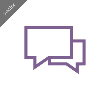 Konuşma simgesini simgeleri 