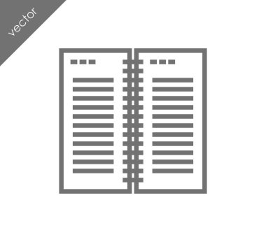 kitap simgesi tasarım