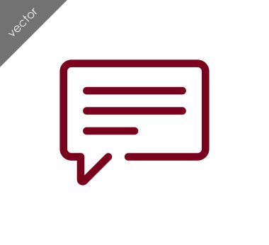 Metin balonu simgesinin