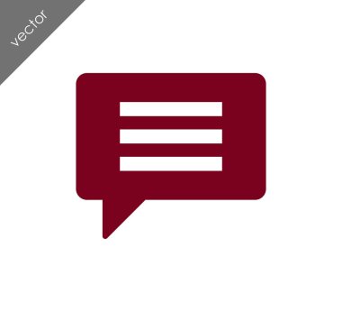 Metin balonu simgesinin