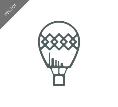 Sıcak hava balonu simgesi