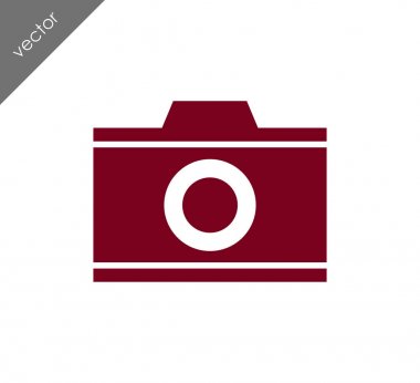 Kamera simgesi düz işareti