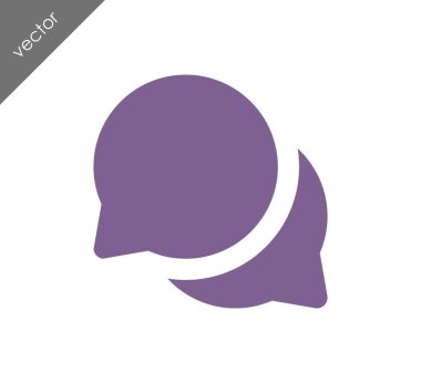 Konuşma simgesini simgeleri 