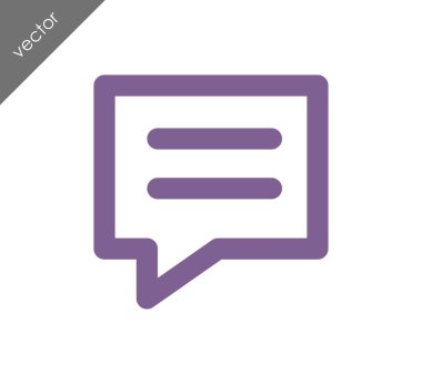 Metin balonu simgesinin