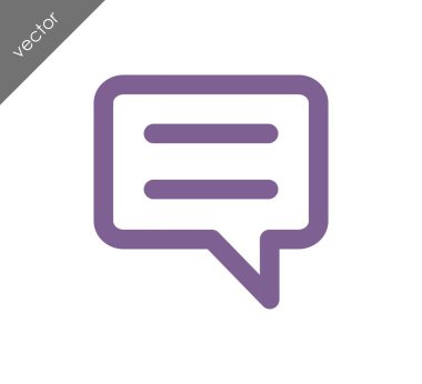 Metin balonu simgesinin