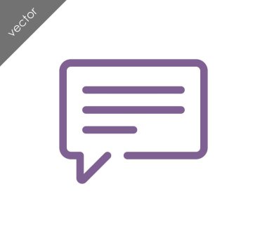 Metin balonu simgesinin