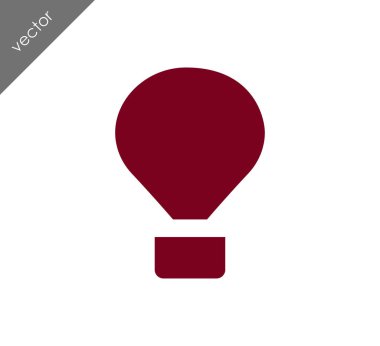 Sıcak hava balonu simgesi