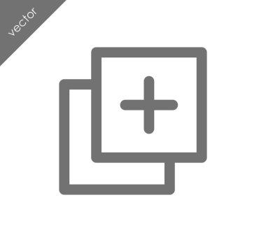 Simge ile artı işareti sembol Ekle