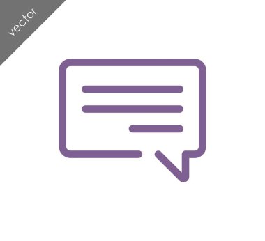 Metin balonu simgesinin