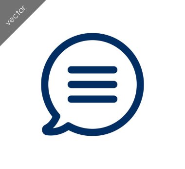 Metin balonu simgesinin