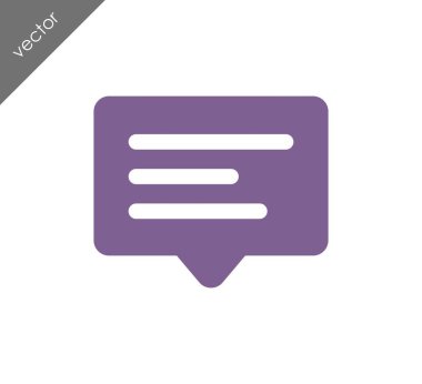 Metin balonu simgesinin