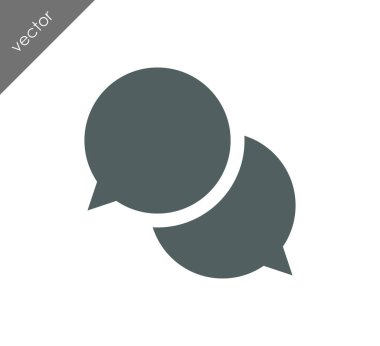 Konuşma simgesini simgeleri 