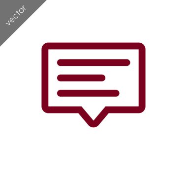 Metin balonu simgesinin