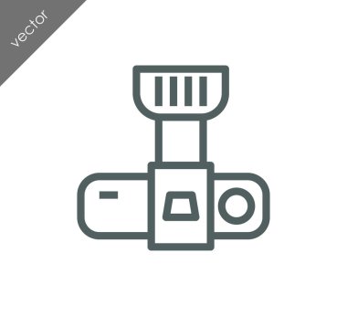 Kamera simgesi düz işareti