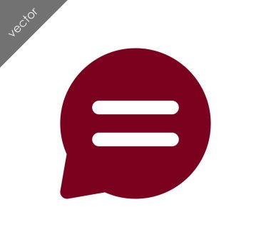 Metin balonu simgesinin