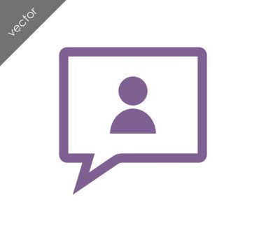 Sohbet simgesi tasarım