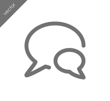 Sohbet simgesi tasarım