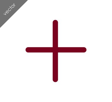 Simge ile artı işareti sembol Ekle