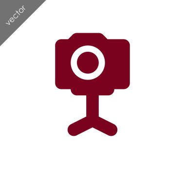 Kamera simgesi düz işareti