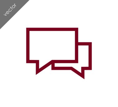 Konuşma simgesini simgeleri 