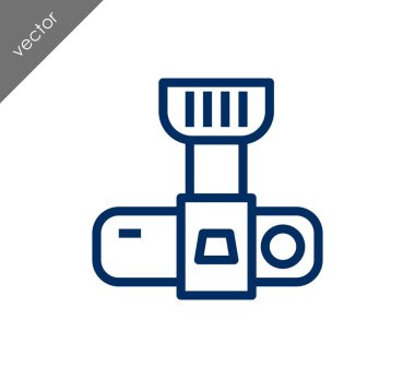 Kamera simgesi düz işareti