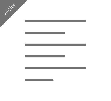 Yazı tipi simgesi Hizala