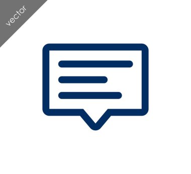 Metin balonu simgesinin