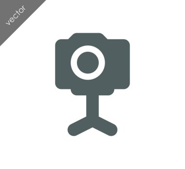 Kamera simgesi düz işareti