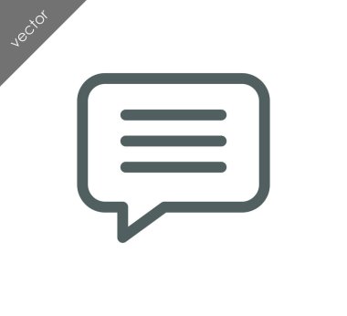 Metin balonu simgesinin