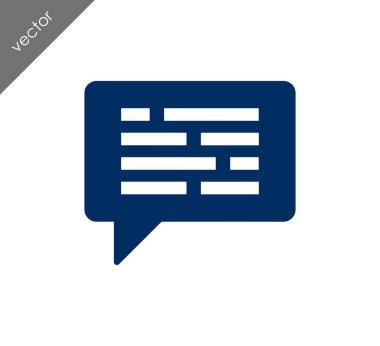 Metin balonu simgesinin