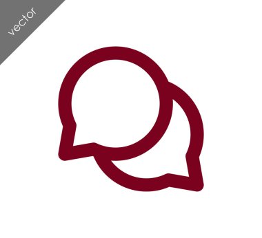 Sohbet simgesi tasarım