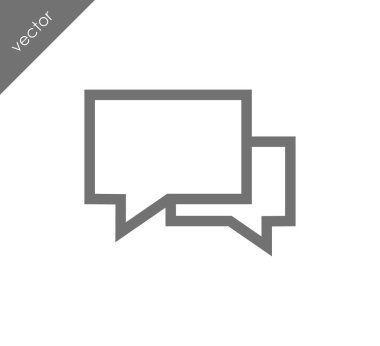 Konuşma simgesini simgeleri 