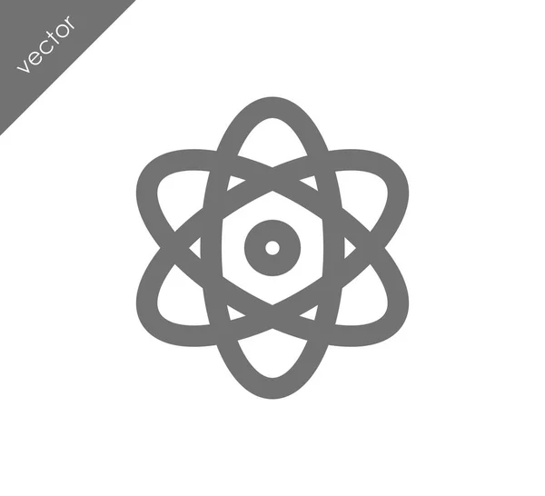 Ikona atomu nauki — Wektor stockowy