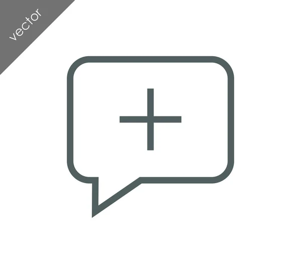 Design dell'icona Chat — Vettoriale Stock