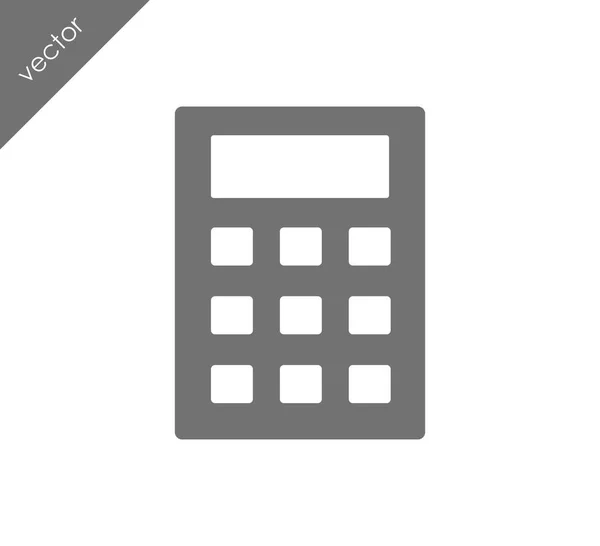 Vlakke pictogram van de rekenmachine — Stockvector