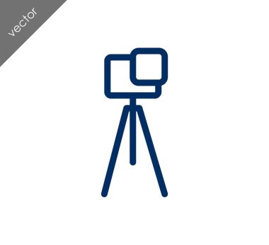 Kamera simgesi düz işareti