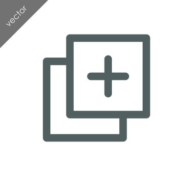 Simge ile artı işareti sembol Ekle