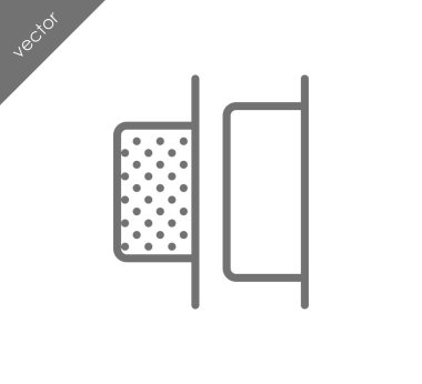 Yatay Dağıt nesneleri sağ simge